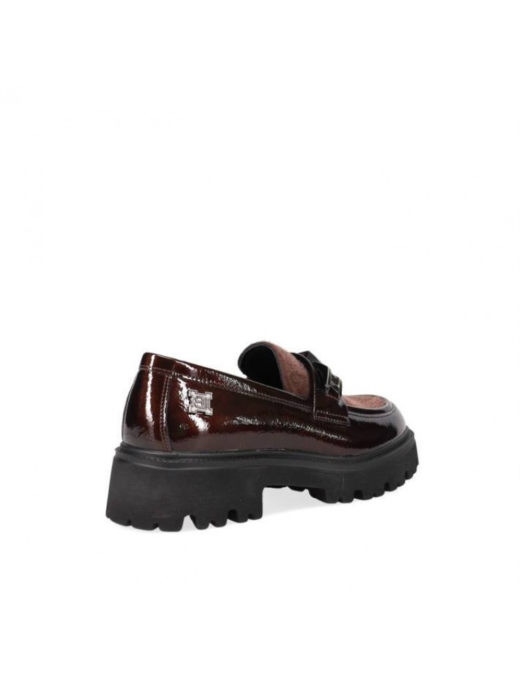 LAURA BIAGIOTTI Καφέ Loafer Λουστρίνι