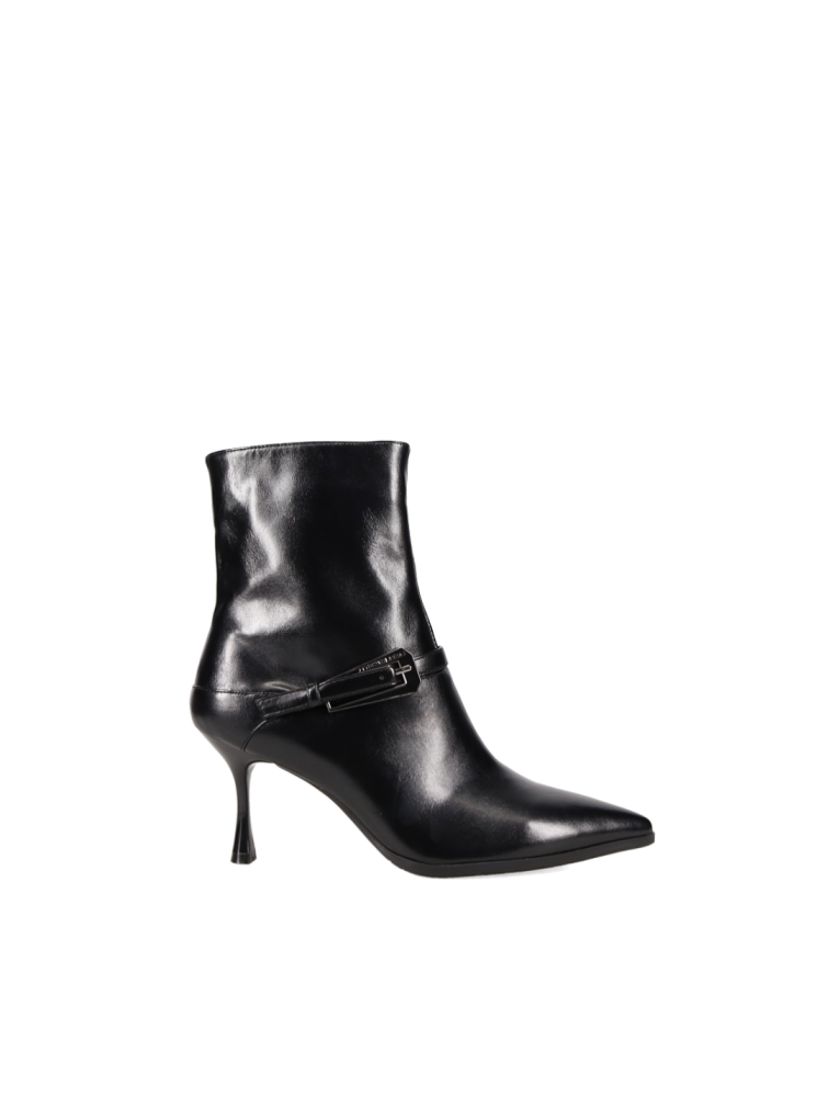 LAURA BIAGIOTTI Μαύρα Γυναικεία Μποτάκια με Αγκράφα