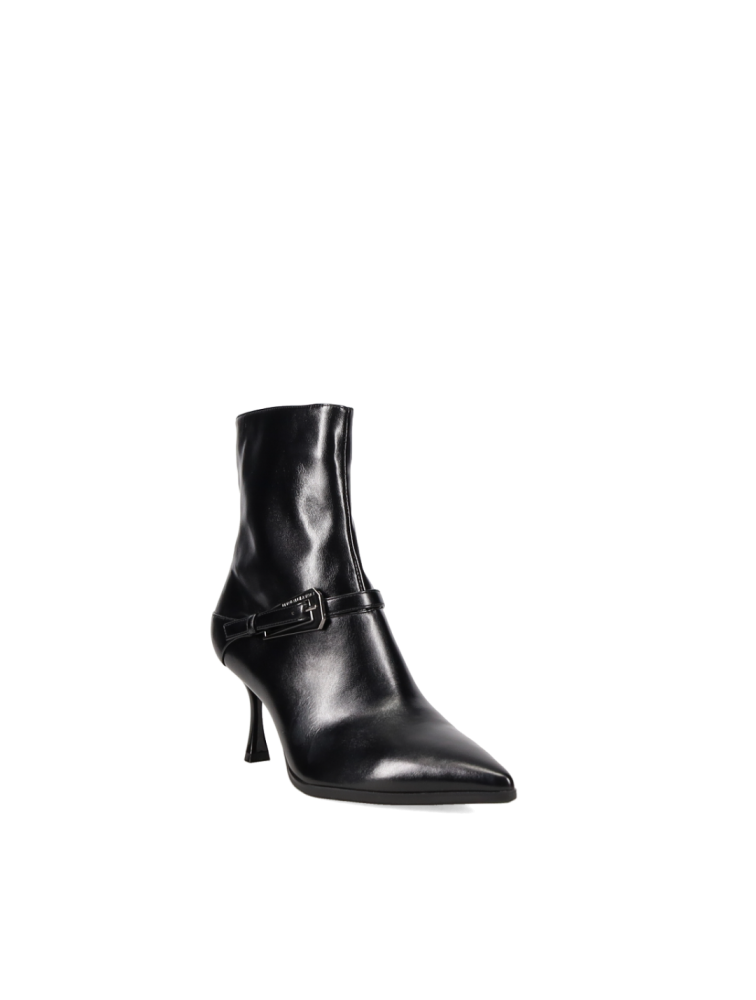 LAURA BIAGIOTTI Μαύρα Γυναικεία Μποτάκια με Αγκράφα