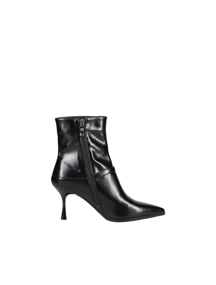 LAURA BIAGIOTTI Μαύρα Γυναικεία Μποτάκια με Αγκράφα