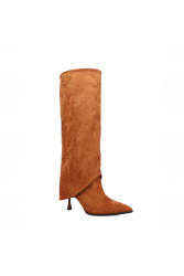 LAURA BIAGIOTTI Κάμελ Γυναικεία Μπότα με Γκέτα