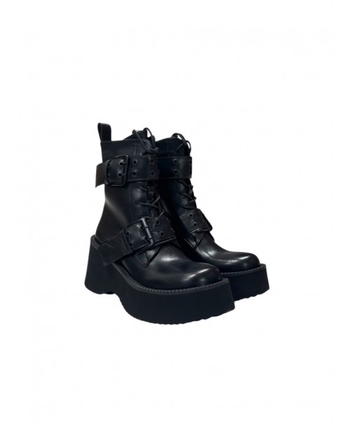 LAURA BIAGIOTTI Women's black strappy ankle boots LAURA BIAGIOTTI Women's black strappy ankle boots
