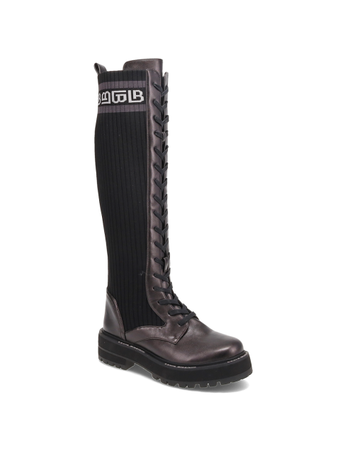 LAURA BIAGIOTTI Black women's boot with sock LAURA BIAGIOTTI Black women's boot with sock