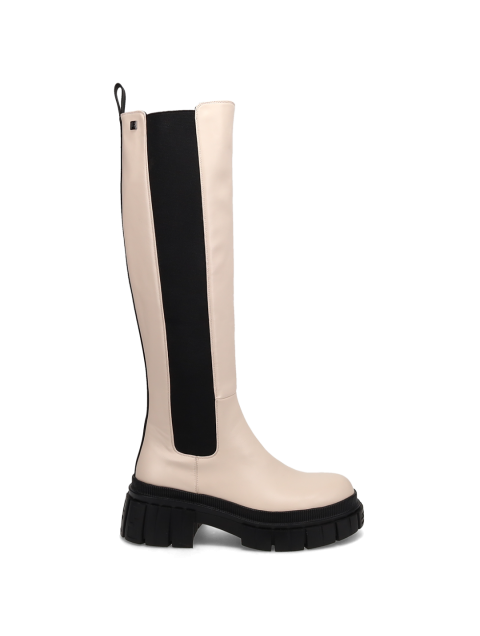 LAURA BIAGIOTTI Ecru women's boots LAURA BIAGIOTTI Ecru women's boots