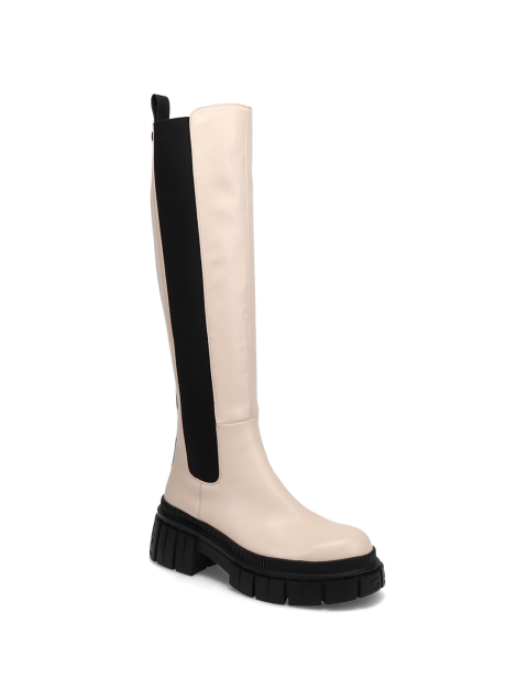 LAURA BIAGIOTTI Ecru women's boots LAURA BIAGIOTTI Ecru women's boots