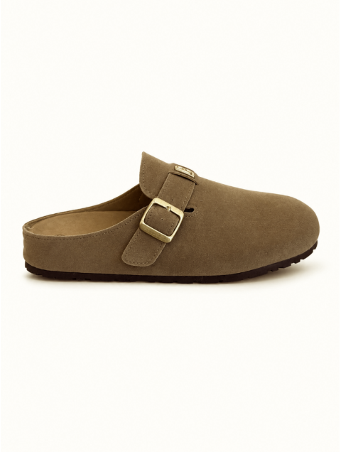 LAURA BIAGIOTTI  Footbed Γυναικεία Clogs στο Χρώμα του Πούρου