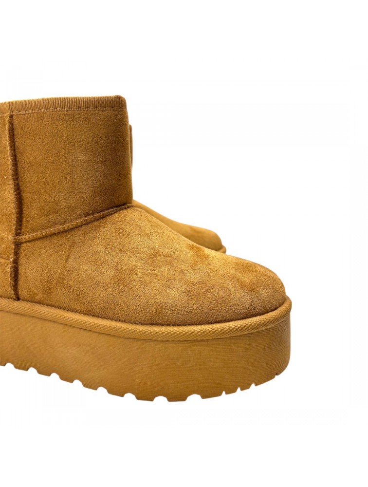 LAURA BIAGIOTTI Κάμελ Γυναικεία Γούνινα Μποτάκια