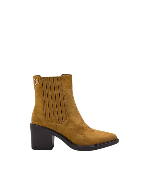 LAURA BIAGIOTTI Κάμελ Σουέντ Γυναικεία Μποτάκια με Λάστιχο