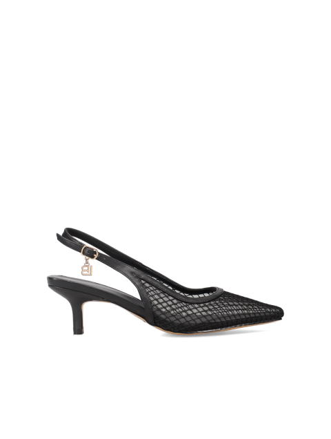LAURA BIAGIOTTI Brown Women's Heels with Mesh