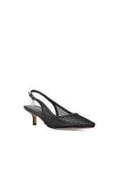 LAURA BIAGIOTTI Brown Women's Heels with Mesh