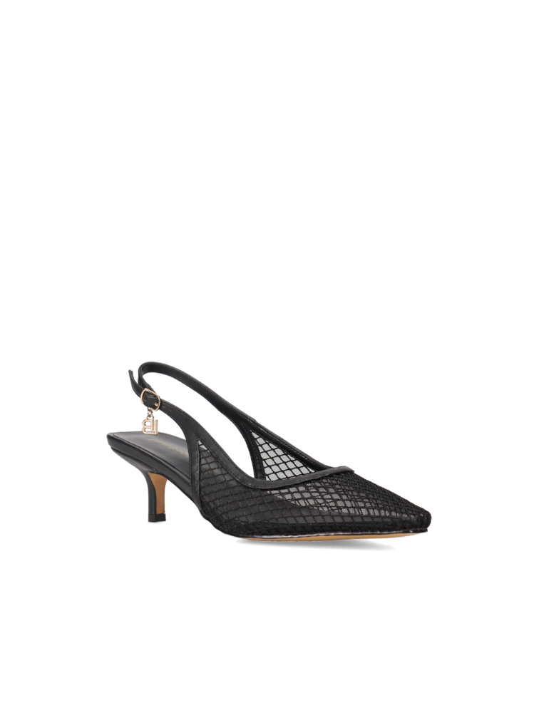 LAURA BIAGIOTTI Brown Women's Heels with Mesh