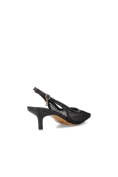 LAURA BIAGIOTTI Brown Women's Heels with Mesh