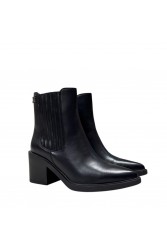 LAURA BIAGIOTTI Μαύρα Γυναικεία Μποτάκια με Λάστιχο