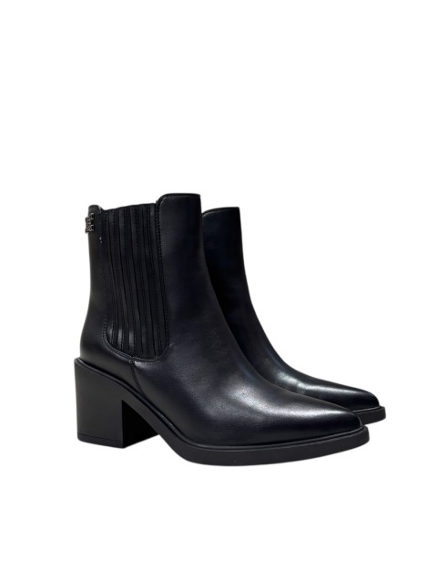 LAURA BIAGIOTTI Μαύρα Γυναικεία Μποτάκια με Λάστιχο