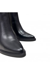 LAURA BIAGIOTTI Μαύρα Γυναικεία Μποτάκια με Λάστιχο