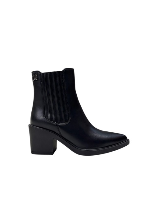 LAURA BIAGIOTTI Μαύρα Γυναικεία Μποτάκια με Λάστιχο