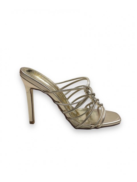 LAURA BIAGIOTTI Women's gold mules LAURA BIAGIOTTI Women's gold mules