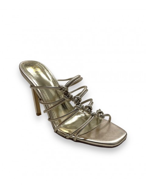 LAURA BIAGIOTTI Women's gold mules LAURA BIAGIOTTI Women's gold mules