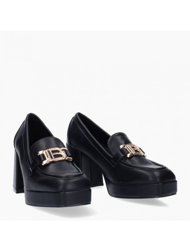 LAURA BIAGIOTTI Μαύρα ματ γυναικεία Loafers