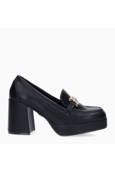LAURA BIAGIOTTI Μαύρα ματ γυναικεία Loafers