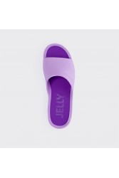 LEMON JELLY Sunny 35 Vegan violet slides Βιολετί πλατφόρμες