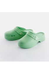 LEMON JELLY Simona 04 Vegan green mules Πράσινα mules