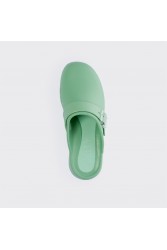 LEMON JELLY Simona 04 Vegan green mules Πράσινα mules