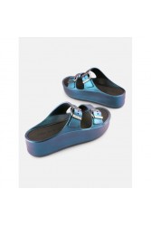LEMON JELLY Elina Pearl Blue Μπλε περλέ πλατφόρμες