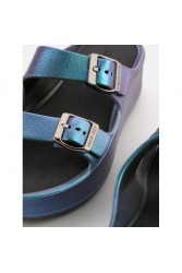 LEMON JELLY Elina Pearl Blue Μπλε περλέ πλατφόρμες