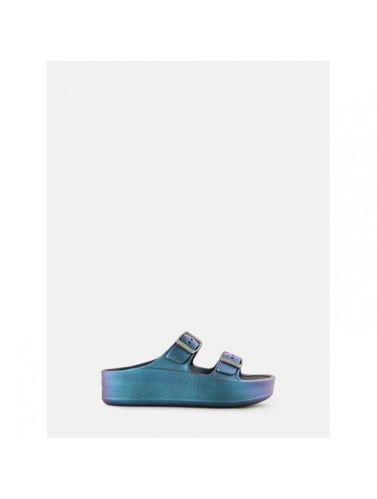 LEMON JELLY Elina Pearl Blue Μπλε περλέ πλατφόρμες