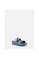 LEMON JELLY Elina Pearl Blue Μπλε περλέ πλατφόρμες