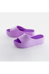 LEMON JELLY Sunny 35 Vegan violet slides Βιολετί πλατφόρμες