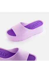 LEMON JELLY Sunny 35 Vegan violet slides Βιολετί πλατφόρμες