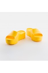 LEMON JELLY Sunny 36 Vegan Yellow Slides Yellow Platforms