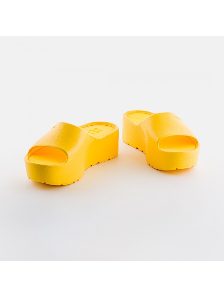 LEMON JELLY Sunny 36 Vegan Yellow Slides Yellow Platforms