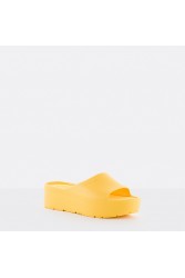 LEMON JELLY Sunny 36 Vegan Yellow Slides Yellow Platforms