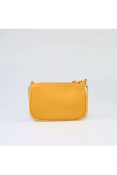 LOVELY HANDMADE Caldera Small Asti Bag Mustard Μουσταρδί Γυναικεία Τσάντα Ώμου