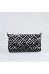 LOVELY HANDMADE Adele Rinella Bag Black Μαύρη γυναικεία τσάντα ώμου