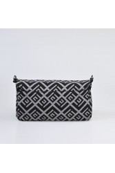 LOVELY HANDMADE Adele Rinella Bag Black Μαύρη γυναικεία τσάντα ώμου