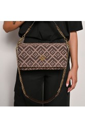 LOVELY HANDMADE Adele Rinella Bag Brown Καφέ γυναικεία τσάντα ώμου