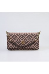 LOVELY HANDMADE Adele Rinella Bag Brown Καφέ γυναικεία τσάντα ώμου