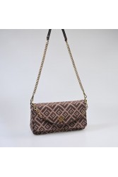 LOVELY HANDMADE Adele Rinella Bag Brown Καφέ γυναικεία τσάντα ώμου