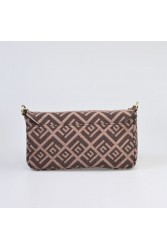LOVELY HANDMADE Adele Rinella Bag Brown Καφέ γυναικεία τσάντα ώμου