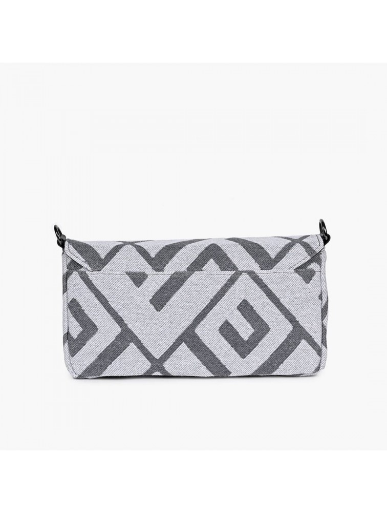 LOVELY HANDMADE Adele Rinella Bag Grey Γκρι γυναικεία τσάντα ώμου