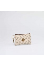LOVELY HANDMADE Breloque Purse Mosaic Beige Μπεζ γυναικείο πορτοφόλι