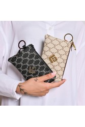 LOVELY HANDMADE Breloque Purse Mosaic Beige Μπεζ γυναικείο πορτοφόλι