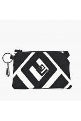 LOVELY HANDMADE Breloque Purse Rinella Black Μαύρο γυναικείο πορτοφόλι