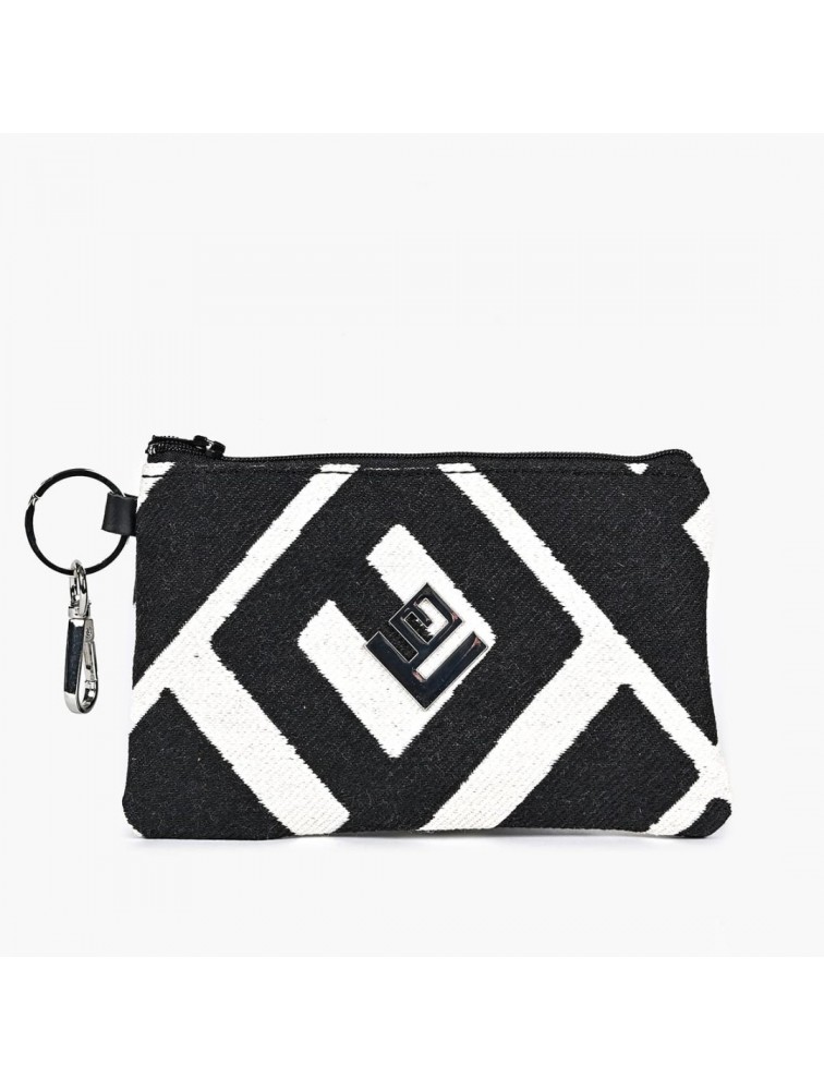LOVELY HANDMADE Breloque Purse Rinella Black Μαύρο γυναικείο πορτοφόλι