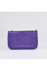 LOVELY HANDMADE Caldera Large Adora Bag Mauve Μωβ γυναικεία τσάντα ώμου