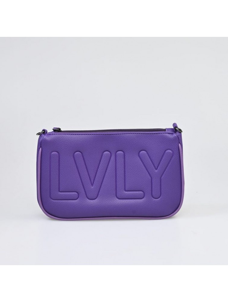 LOVELY HANDMADE Caldera Large Adora Bag Mauve Μωβ γυναικεία τσάντα ώμου
